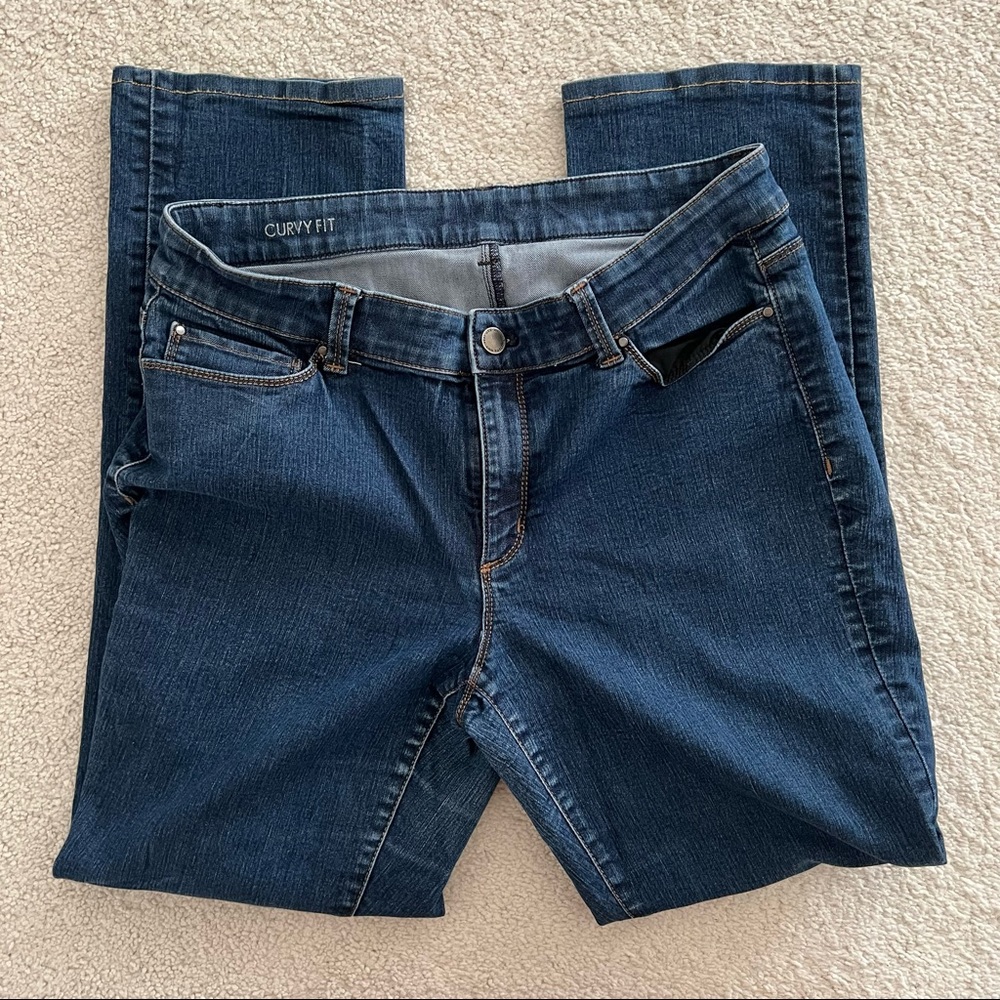 Ann Taylor Blue Curvy Fit Jeans